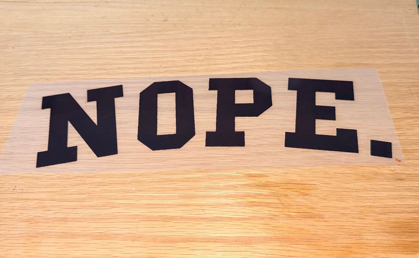 Nope.
