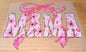 Pink Mama Flower and Bow Print