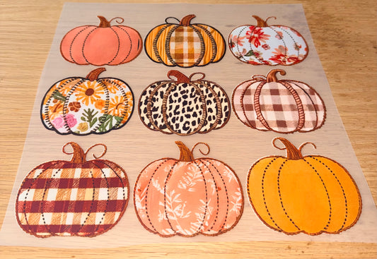 Pumpkins Stitched