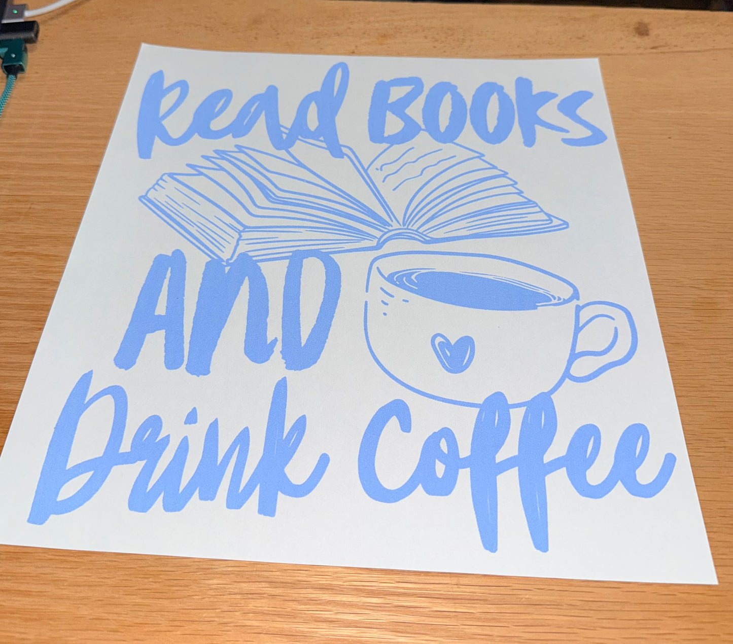 Read books and drink coffee