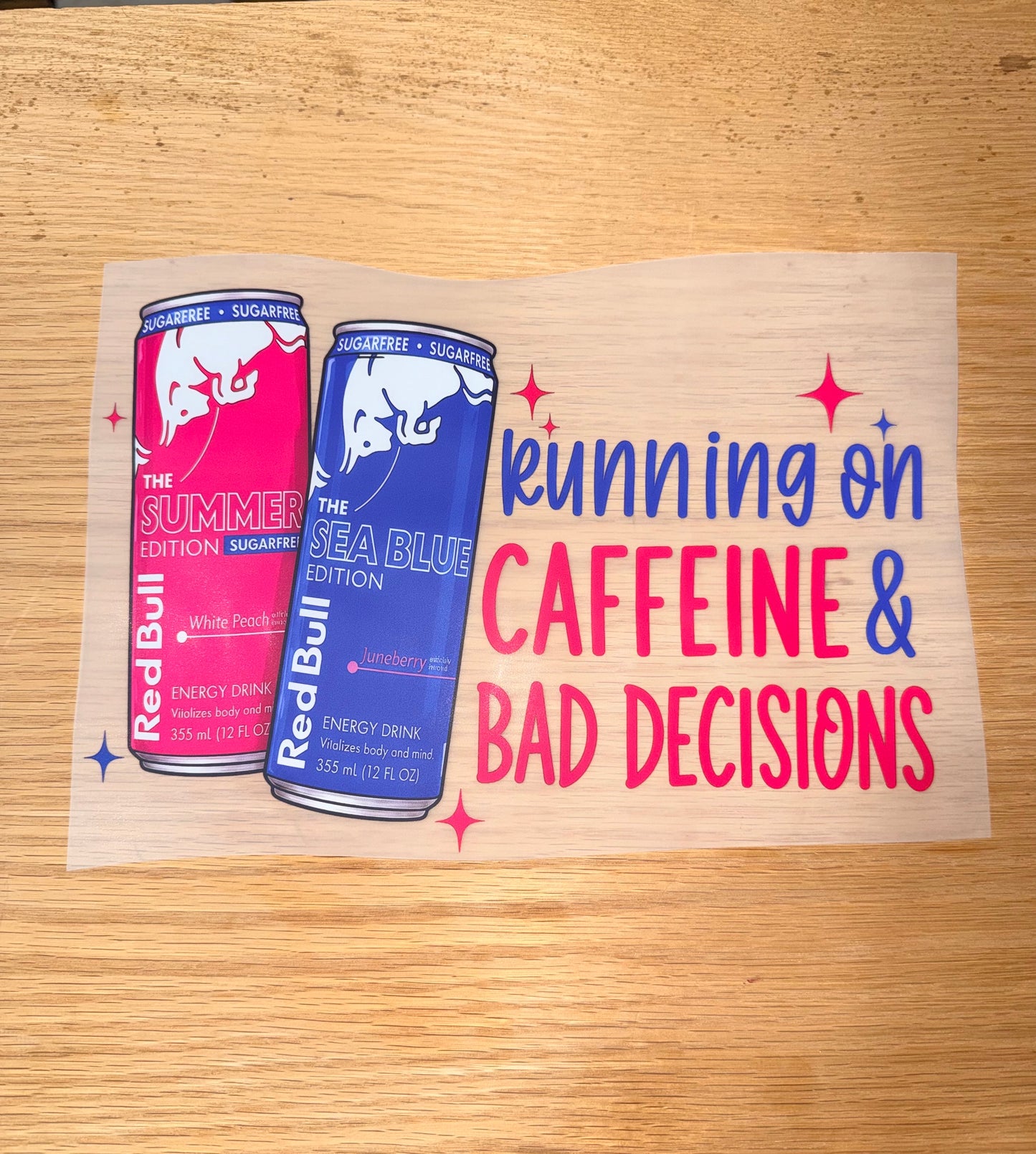 Redbull Caffeine and Bad Decisions