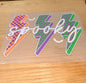 Spooky Lightening Bolts