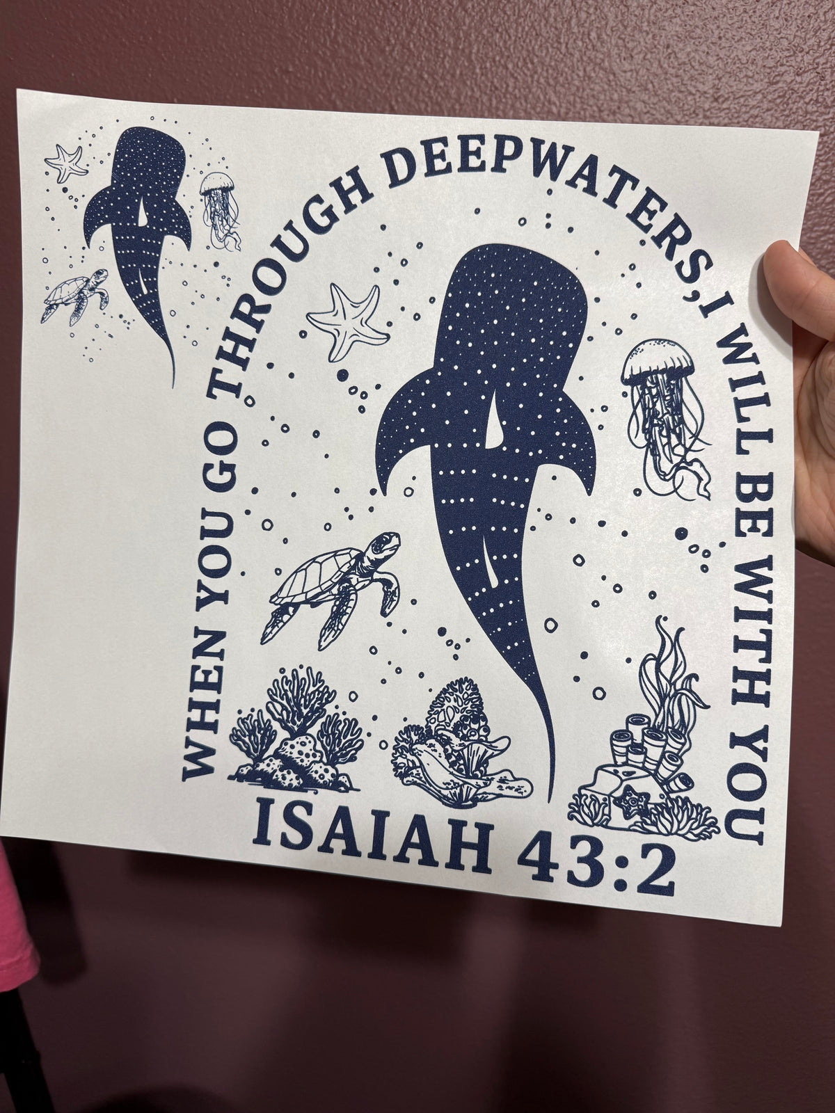 When you go through deep water
