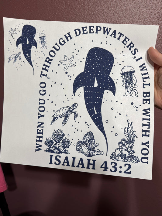 When you go through deep water